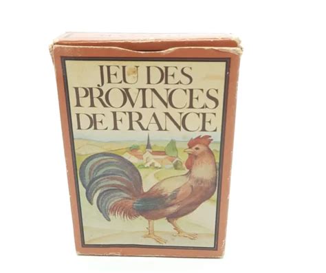 Ancien Jeu De Cartes Jeu Des Provinces De France Be Complet Eur