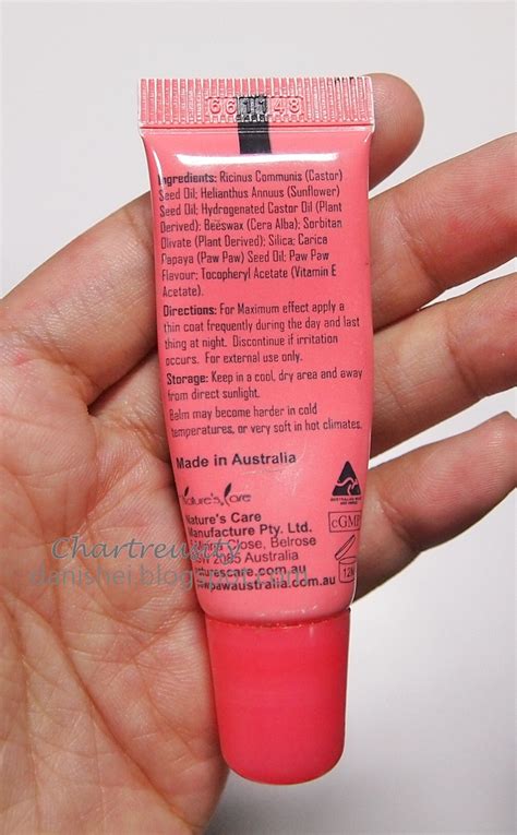 chartreusity: Review: Nature's Care Paw Paw Lip Balm