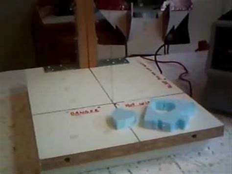 Holliday HOMEMADE HOT WIRE FOAM CUTTER AND PROJECTS Wmv YouTube