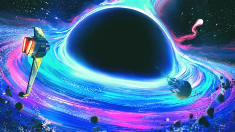 Black Hole Space 4K #6873a Wallpaper PC Desktop