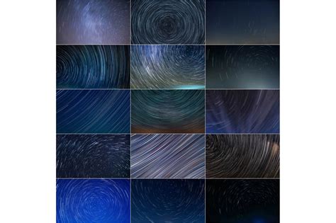 Star Trails Sky Replacement Pack For Photoshop 2021 And Late Design Cuts