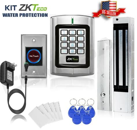 KIT DOOR ACCESS Control System Zkteco Magnetic Lock Access ID Card