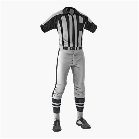 American football referee uniform 3D - TurboSquid 1196818