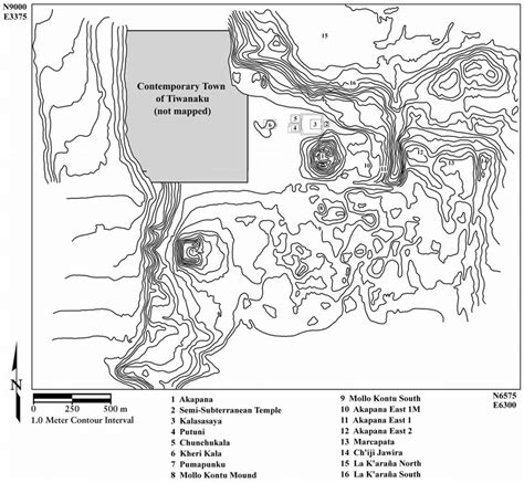 Tiwanaku map (from Kolata 2003). | Download Scientific Diagram