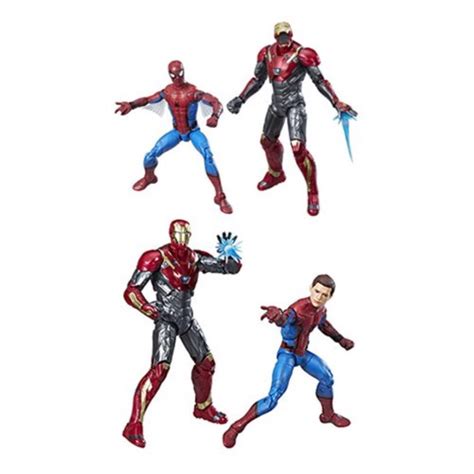 Spider Man Homecoming Marvel Legends Spider Man And Iron Man Action