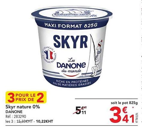 Promo Skyr Nature 0 Danone Chez METRO ICatalogue Fr