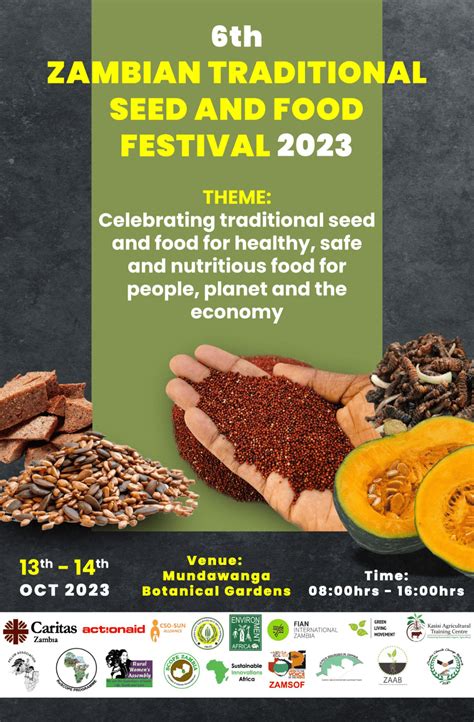 6th Zambia Traditional Seed & Food Festival, 2023 at Mundawanga