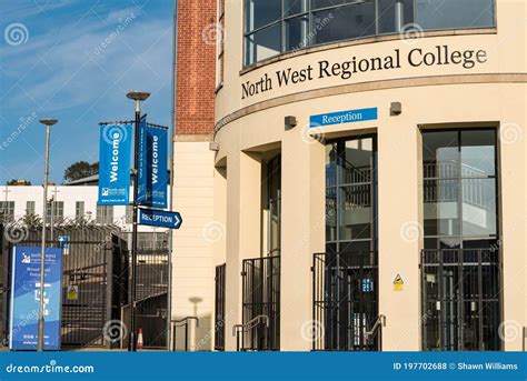 North West Regional College Editorial Stock Photo - Image of campus ...