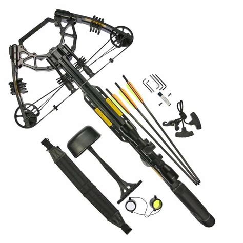 Black Compound Crossbow Ek Archery 185 Lbs Accelerator 410