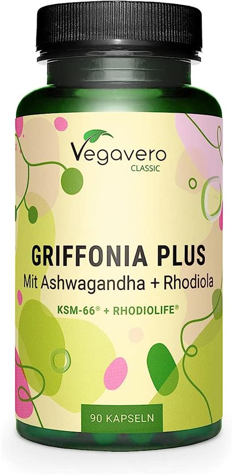 Htp Kapseln Aus Griffonia Mit Ashwagandha Ksm Und Rhodiola