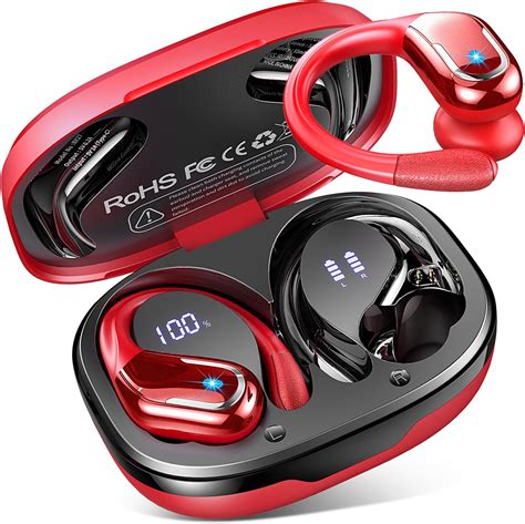 Bluetooth Headphones Sport, in-Ear Headphones Bluetooth 5.3 with HD Mic