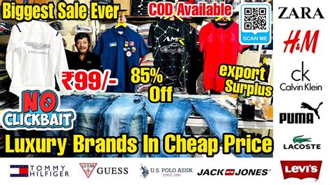 Original Branded Clothes In Cheapest Price Mumbai Export Surplus