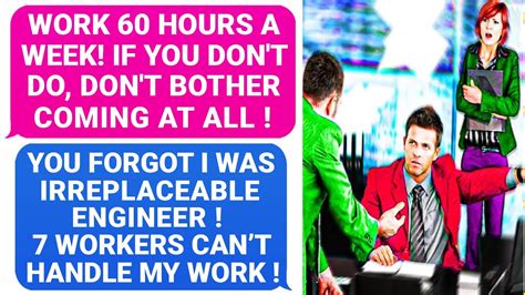 Boss Demands To Work 60 Hours A Week Or Not Come At All I Was