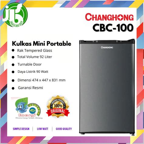 KULKAS MINI PORTABLE CHANGHONG CBC 100 Lazada Indonesia