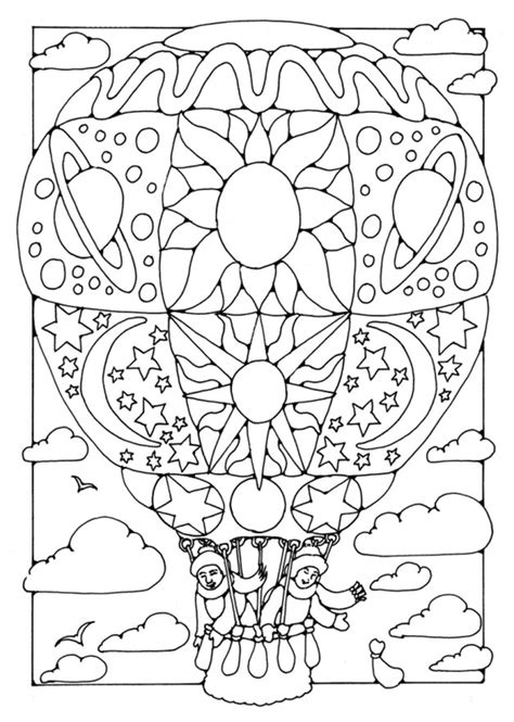 Coloring Page Hot Air Balloon Free Printable Coloring Pages Img