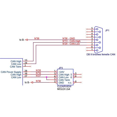 CLEARVIEW display MOLEX 8-pin to MOLEX 6-pin cable