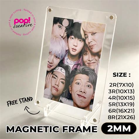 Jual Frame Akrilik Frame Magnet Frame Bingkai Akrilik Magnetic Photo