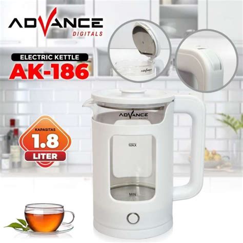 Jual Advance Electric Kettle L Transparan Teko Listrik Ak Di