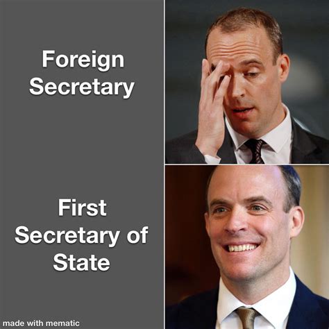 It’s the First Secretary of State to you! : r/BritishMemes