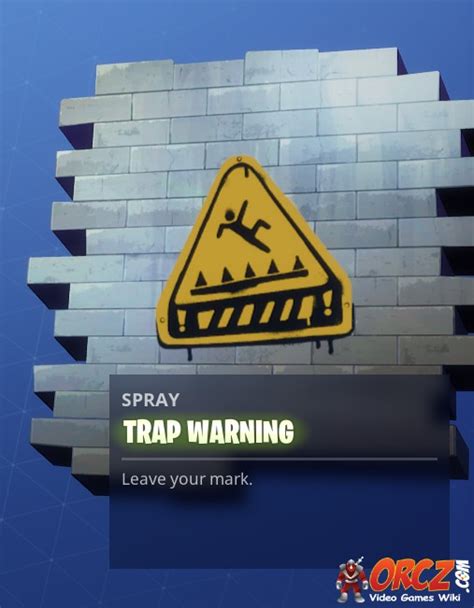 Fortnite Battle Royale Spray Trap Warning The Video Games Wiki