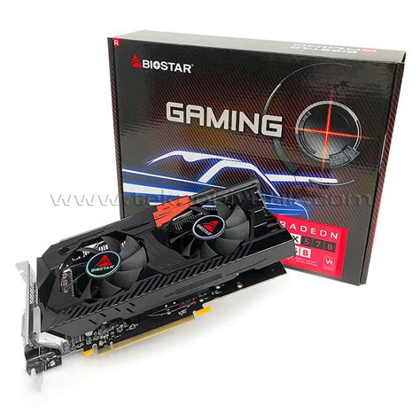 BIOSTAR Radeon RX570 8GB Dual Cooling 256Bit GDDR5 Ekran Kartı