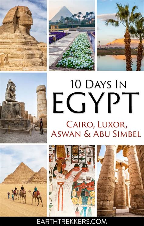 Day Egypt Itinerary Cairo Aswan Luxor Abu Simbel Egypt