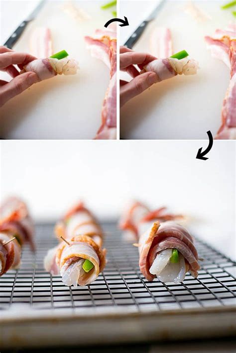 Crispy Bacon Wrapped Shrimp Jalapeno Poppers Recipe With Cilantro A