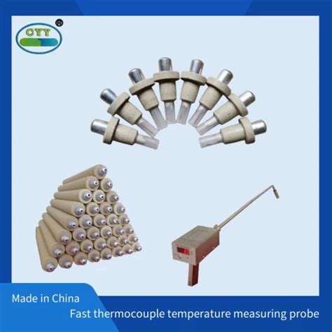 Induction Furnace Molten Steel Disposable Thermocouple Rhodium