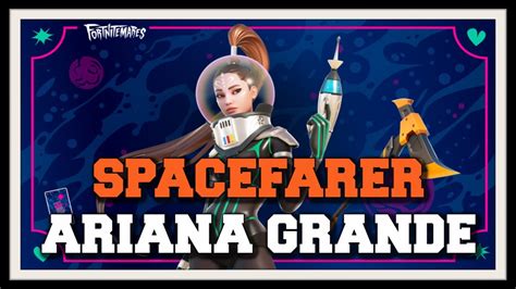 Fortnite New Spacefarer Ariana Grande Bundle Skin In The Item Shop