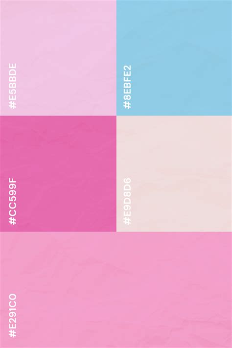 Barbie Themed Color Palette 💖 | Color palette pink, Color palette ...