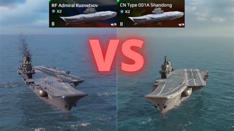 Rf Admiral Kuznetsov Vs Cn Type A Shandong Modern Warship Youtube