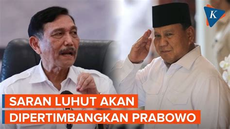 Gerindra Prabowo Pertimbangkan Saran Luhut Tak Bawa Orang Toxic Ke