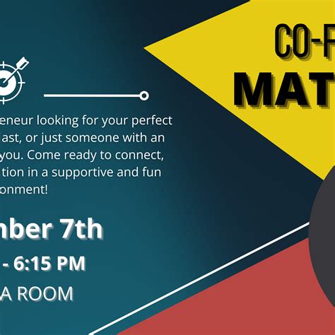 See Matchmaking for Success- Startup Career fair and co-founder