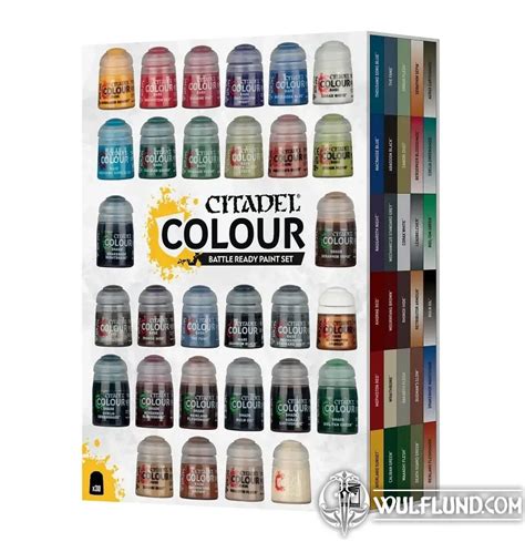 Citadel Colour Battle Ready Paint Set Warhammer 40k Produits Sous Licence Films Jeux Séries