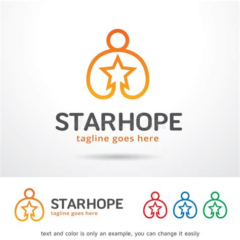 Star Hope Logo Template Design Vector Stock Vector - Illustration of ...