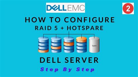 How To Configure Raid Hot Spare In Dell Server Youtube