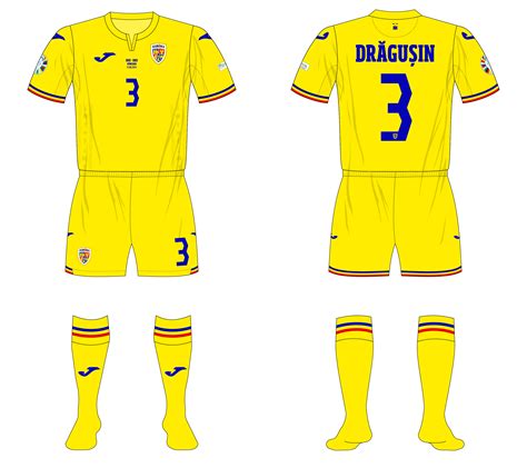 Romania 2024 Joma Home Euro Ukraine MuseumofJerseys