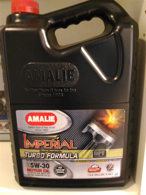 Масло Amalie Imperial Turbo Formula 5w30 — Вам зап на DRIVE2