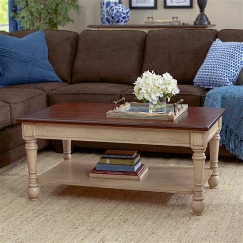 Three Posts Classic Two Tone Coffee Table And Reviews Wayfair