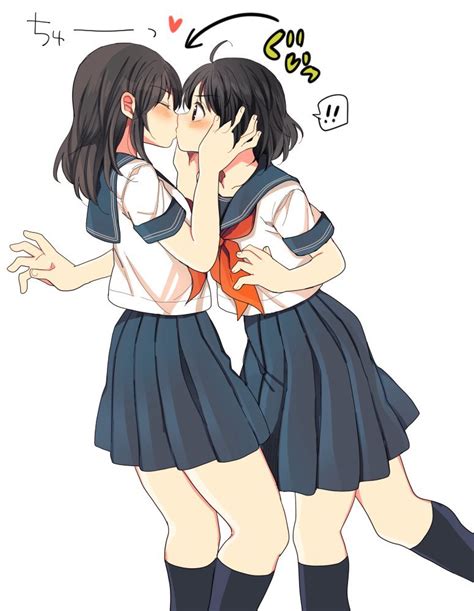 「百合キス好き。 」はちこのイラスト