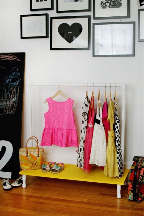 Kids Clothes Rack DIY - A Beautiful Mess