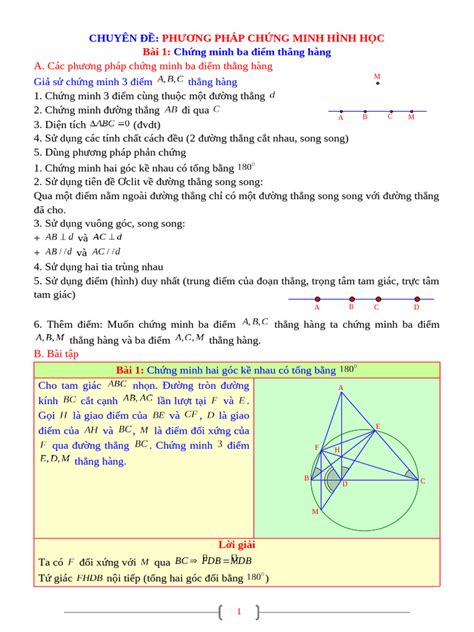 hh cd phuong phap chung minh hinh hoc