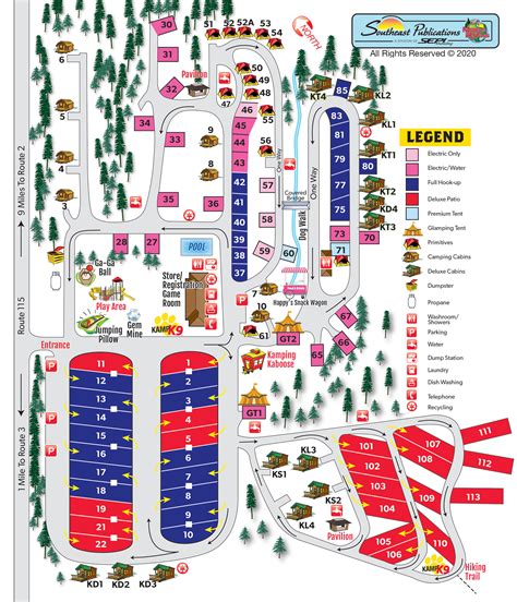 Twin Mountain New Hampshire Campground Map Twin Mountain Mt