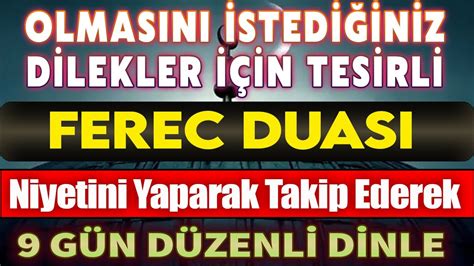 FEREC DUASI DİNLE 15 Defa En Etkili Dualar YouTube