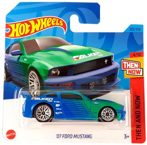 HOT WHEELS MODEL 07 FORD MUSTANG FALKEN THEN AND NOW 4 10 205 250 2023