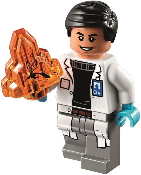 Lego Jurassic World Dr Henry Wu Minifigure Uk Toys And Games