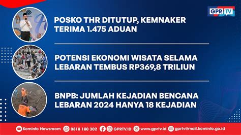 Posko THR Ditutup Kemnaker Terima 1 475 Aduan Kominfo Newsroom 2 3