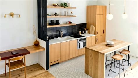 inspirasi desain dapur bersih bergaya minimalis rapi  elegan
