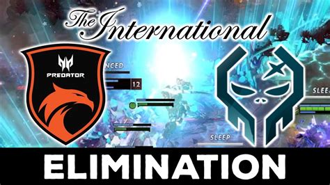 Elimination Tnc Predator Vs Execration The International Sea