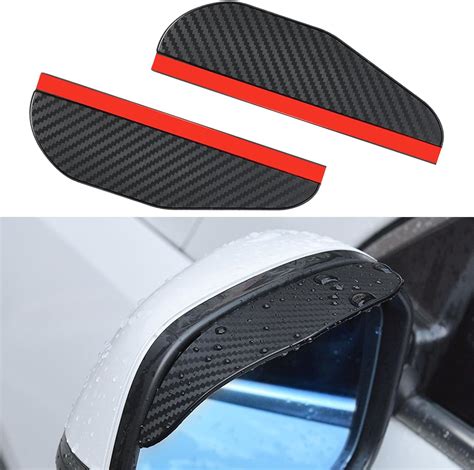 Pair Car Side Wing Mirror Rain Deflectors Car Rear View Mirror Rain